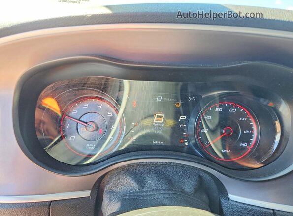 2C3CDXBG2NH256104 2022 DODGE CHARGER Red Вид щитка приладів