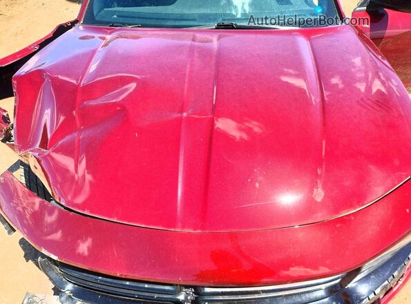 2C3CDXBG2NH256104 2022 DODGE CHARGER Red Вид задньої частини салону