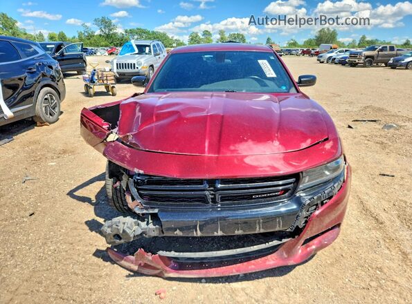 2C3CDXBG2NH256104 2022 DODGE CHARGER Red Вид спереду