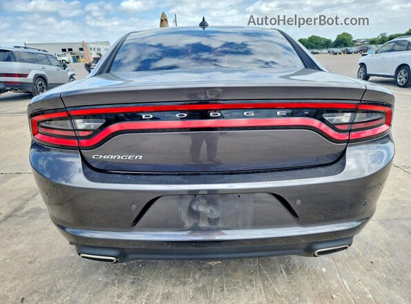 2C3CDXBG2PH655663 2023 DODGE CHARGER Gray Вид ззаду