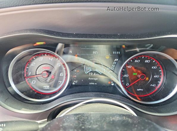 2C3CDXBG2PH655663 2023 DODGE CHARGER Gray Вид щитка приладів