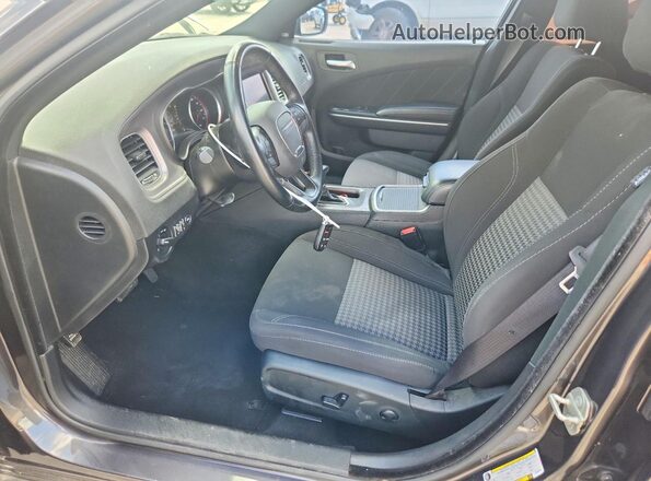 2C3CDXBG2PH655663 2023 DODGE CHARGER Gray Вид салону спереду