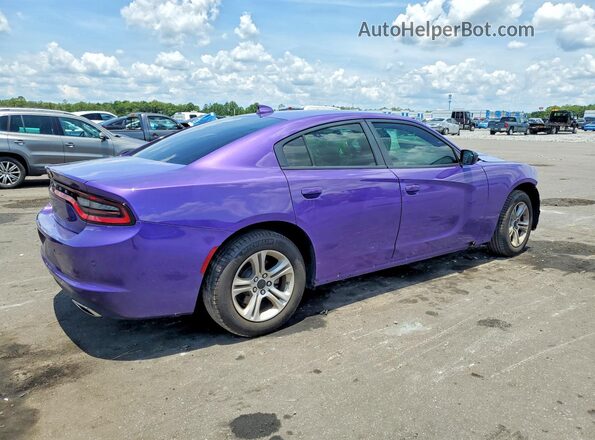 2C3CDXBG2PH680644 2023 DODGE CHARGER Purple Trasero derecho