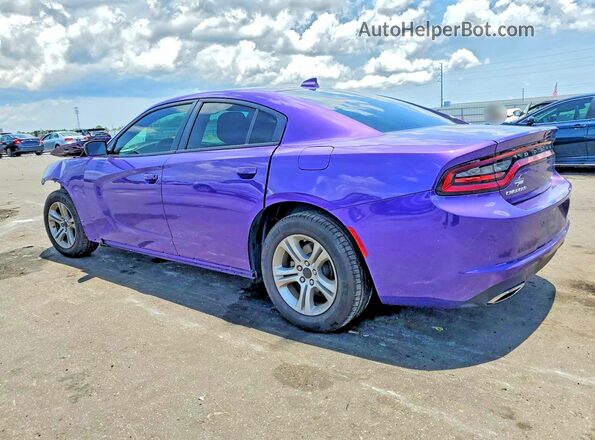 2C3CDXBG2PH680644 2023 DODGE CHARGER Purple Trasero izquierdo