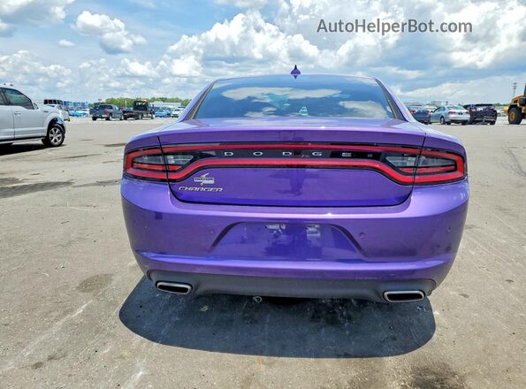 2C3CDXBG2PH680644 2023 DODGE CHARGER Purple Vista trasera