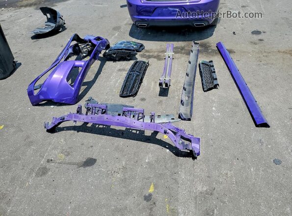 2C3CDXBG2PH680644 2023 DODGE CHARGER Purple Vista del compartimento del motor