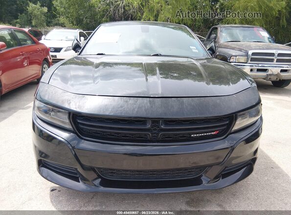 2C3CDXBG3HH595829 2017 DODGE CHARGER Black Widok zestawu wskaźników