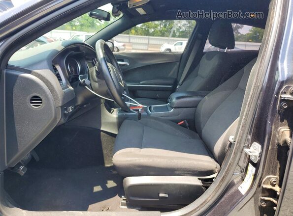 2C3CDXBG3JH164493 2018 DODGE CHARGER Gray Vista interior delantera