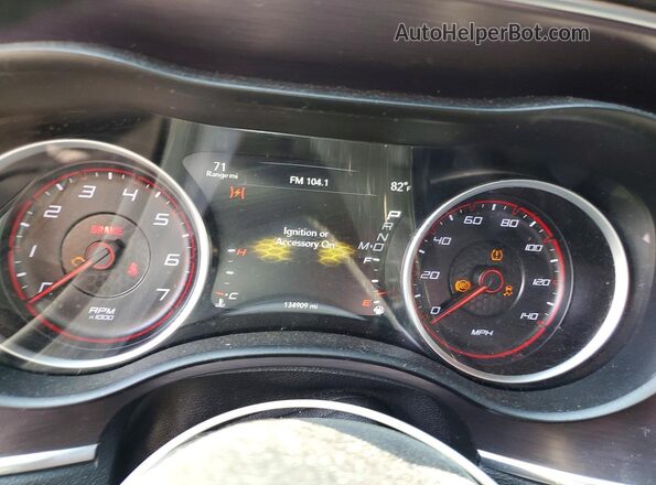 2C3CDXBG3JH164493 2018 DODGE CHARGER Gray Vista del cuadro de instrumentos