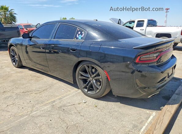 2C3CDXBG3JH290384 2018 DODGE CHARGER Black უკანა მარცხენა