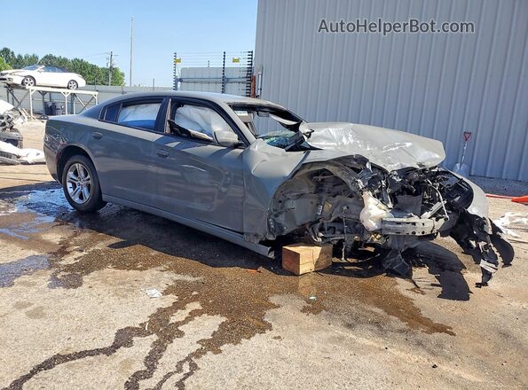 2C3CDXBG3KH736485 2019 DODGE CHARGER Серый Задняя правая четверть