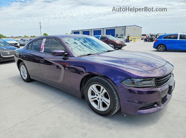 2C3CDXBG3LH117127 2020 DODGE CHARGER Purple Front right