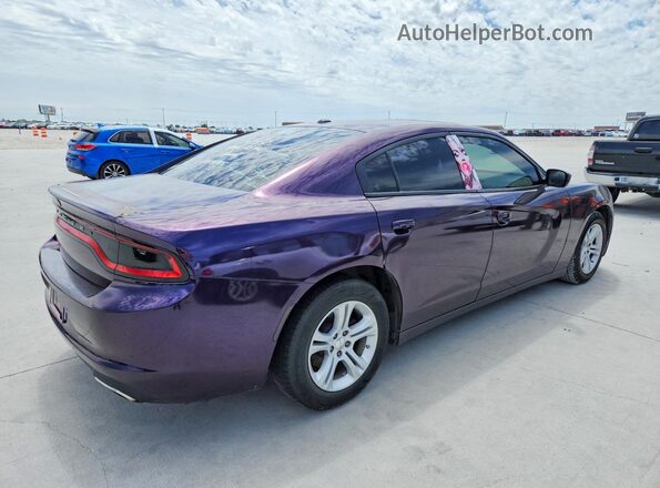 2C3CDXBG3LH117127 2020 DODGE CHARGER Purple Rear right