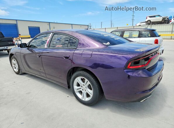 2C3CDXBG3LH117127 2020 DODGE CHARGER Purple Rear left