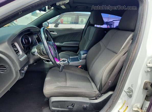 2C3CDXBG3LH117127 2020 DODGE CHARGER Purple Front interior view