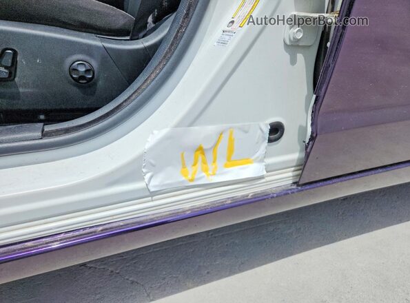 2C3CDXBG3LH117127 2020 DODGE CHARGER Purple Engine compartment view