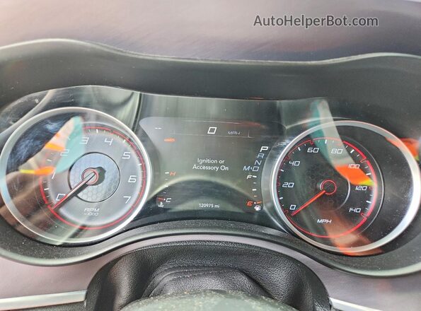 2C3CDXBG3LH117127 2020 DODGE CHARGER Purple Instrument cluster view
