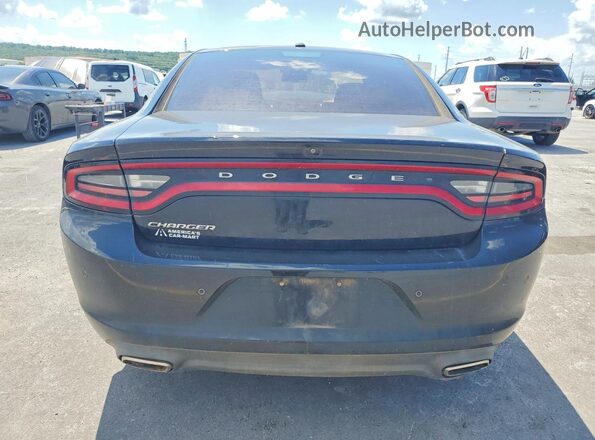 2C3CDXBG3LH163198 2020 DODGE CHARGER Black Հետևի տեսք