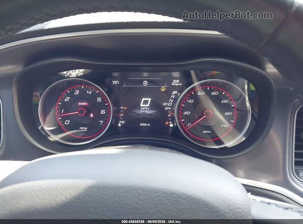 2C3CDXBG3LH165761 2020 DODGE CHARGER White Vista de los asientos traseros