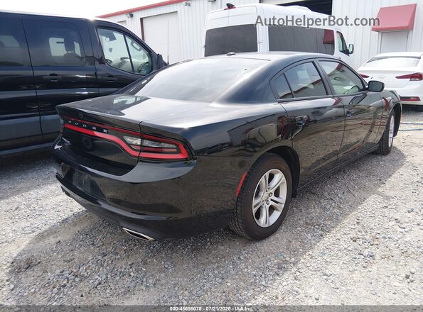 2C3CDXBG3LH190093 2020 DODGE CHARGER Black Tył prawy