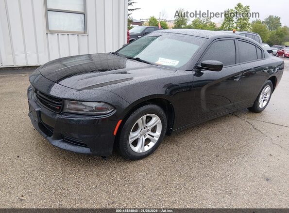2C3CDXBG3LH190126 2020 DODGE CHARGER Black Передня ліва чверть