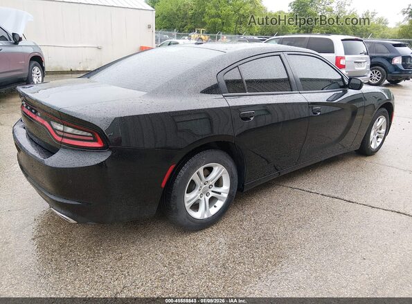2C3CDXBG3LH190126 2020 DODGE CHARGER Black Задня права чверть