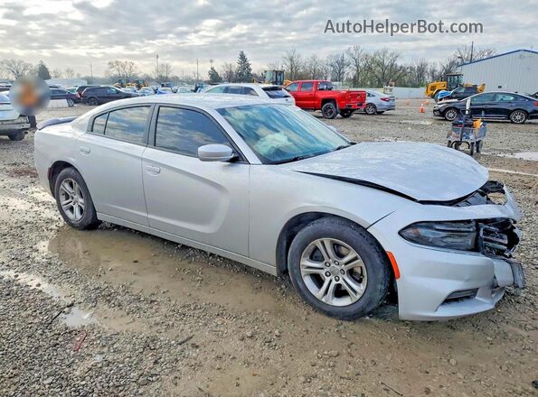 2C3CDXBG3LH220239 2020 DODGE CHARGER Gray Delantero derecho