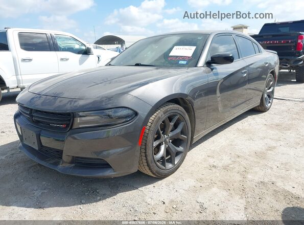 2C3CDXBG3LH251989 2020 DODGE CHARGER Gray Առջևի ձախ երեք քառորդ տեսարան