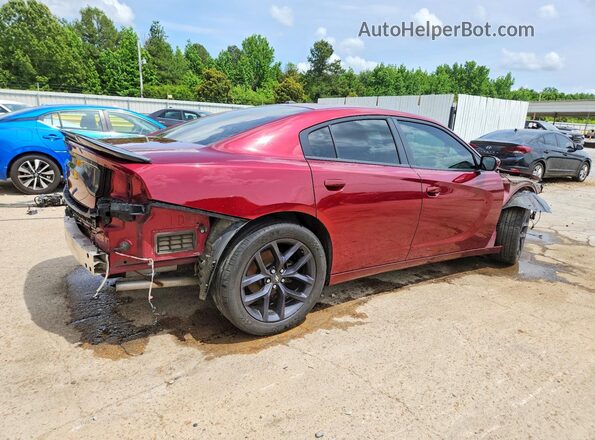 2C3CDXBG3MH522485 2021 DODGE CHARGER Burgundy Tył prawy