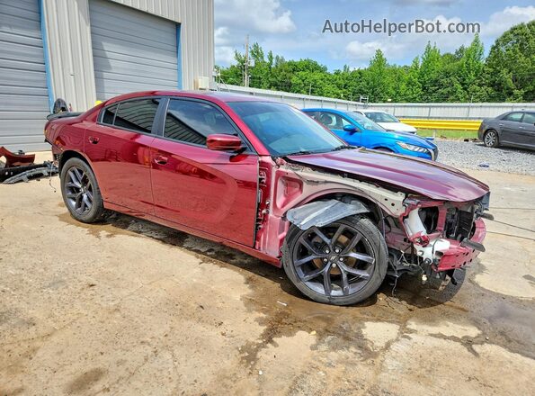 2C3CDXBG3MH522485 2021 DODGE CHARGER Burgundy Przód prawy