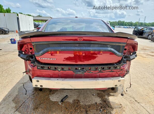 2C3CDXBG3MH522485 2021 DODGE CHARGER Burgundy Widok z tyłu