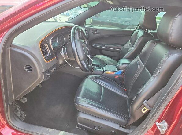 2C3CDXBG3MH522485 2021 DODGE CHARGER Burgundy Widok wnętrza z przodu