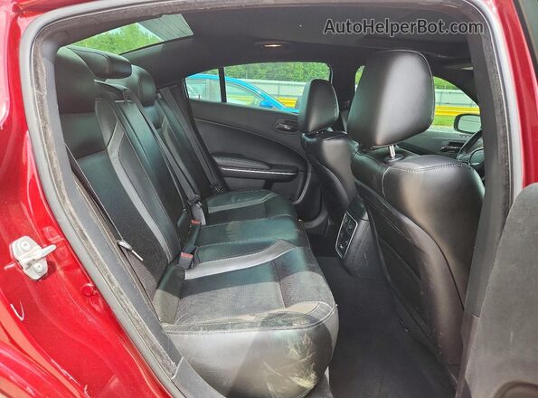 2C3CDXBG3MH522485 2021 DODGE CHARGER Burgundy Widok tylnych siedzeń