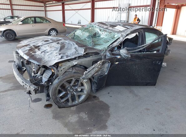 2C3CDXBG3MH681555 2021 DODGE CHARGER Black Передня ліва чверть
