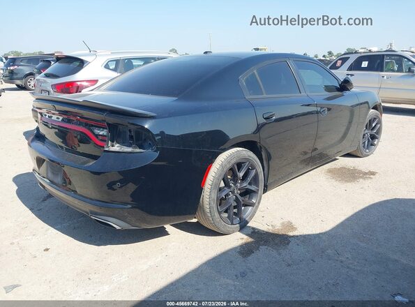 2C3CDXBG3NH129880 2022 DODGE CHARGER Black Հետևի աջ