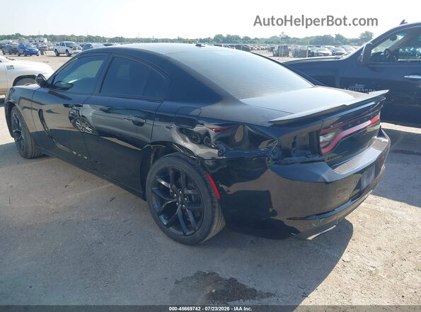 2C3CDXBG3NH129880 2022 DODGE CHARGER Black Հետևի ձախ