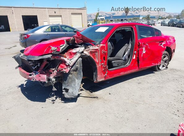 2C3CDXBG3NH200785 2022 DODGE CHARGER Красный Передняя левая четверть