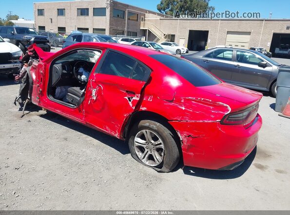 2C3CDXBG3NH200785 2022 DODGE CHARGER Красный Задняя левая четверть