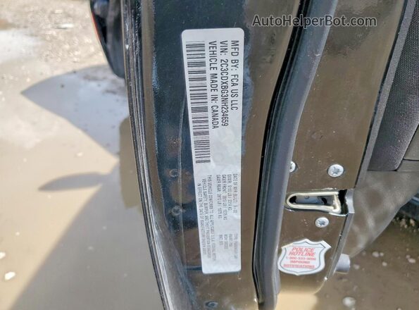2C3CDXBG3NH234659 2022 DODGE CHARGER Black Vista del compartimento del motor
