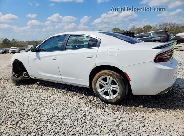 2C3CDXBG3NH239201 2022 DODGE CHARGER White Հետևի ձախ