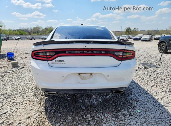 2C3CDXBG3NH239201 2022 DODGE CHARGER White Հետևի տեսք