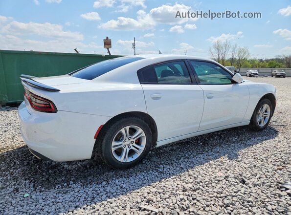 2C3CDXBG3NH239201 2022 DODGE CHARGER White Հետևի աջ