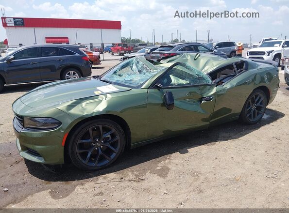 2C3CDXBG3PH604026 2023 DODGE CHARGER Green წინა ხედი