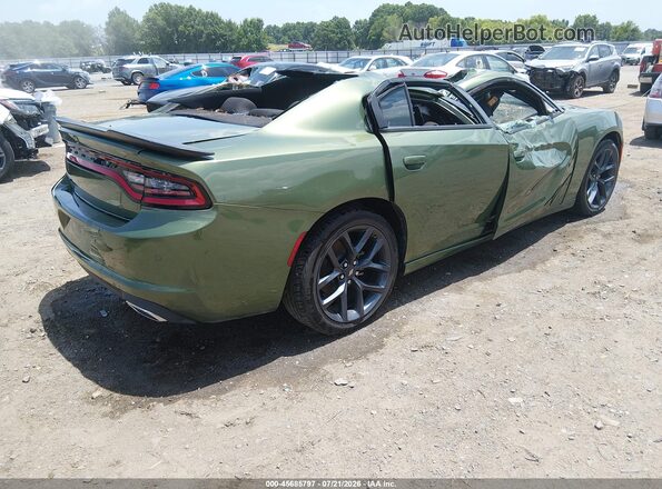 2C3CDXBG3PH604026 2023 DODGE CHARGER Green უკანა მარჯვენა