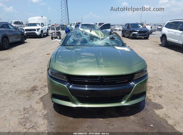 2C3CDXBG3PH604026 2023 DODGE CHARGER Green წინა პანელის ხედი