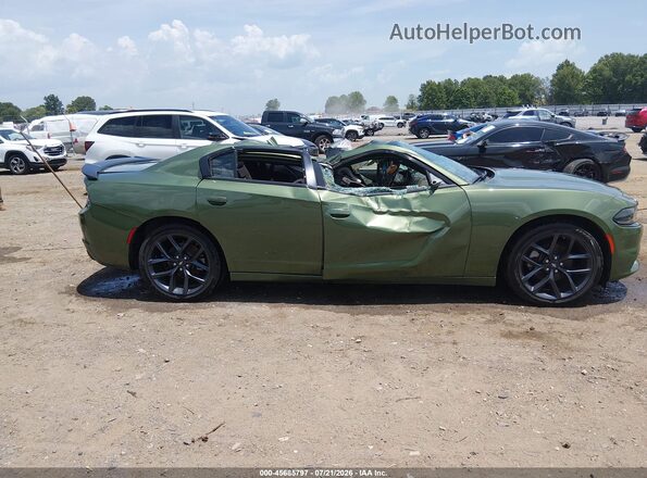 2C3CDXBG3PH604026 2023 DODGE CHARGER Green ხელსაწყოთა პანელის ხედი