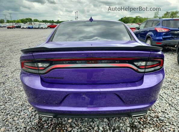 2C3CDXBG3PH626947 2023 DODGE CHARGER Purple Widok wnętrza z przodu