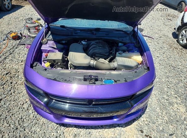 2C3CDXBG3PH626947 2023 DODGE CHARGER Purple Widok komory silnika