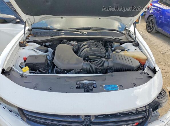 2C3CDXBG3PH645708 2023 DODGE CHARGER White Вид задньої частини салону