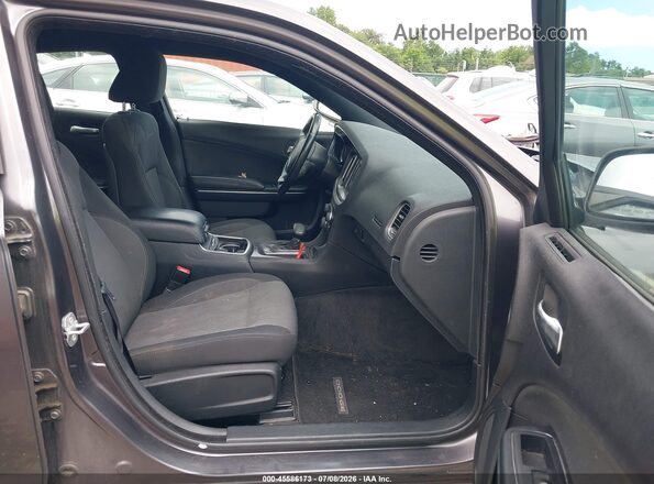 2C3CDXBG4GH109074 2016 DODGE CHARGER Gray Front interior view